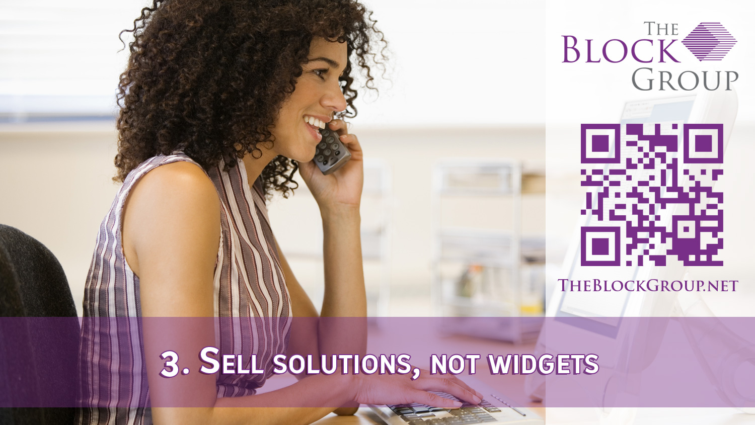 003.-Sell solutions not widgets